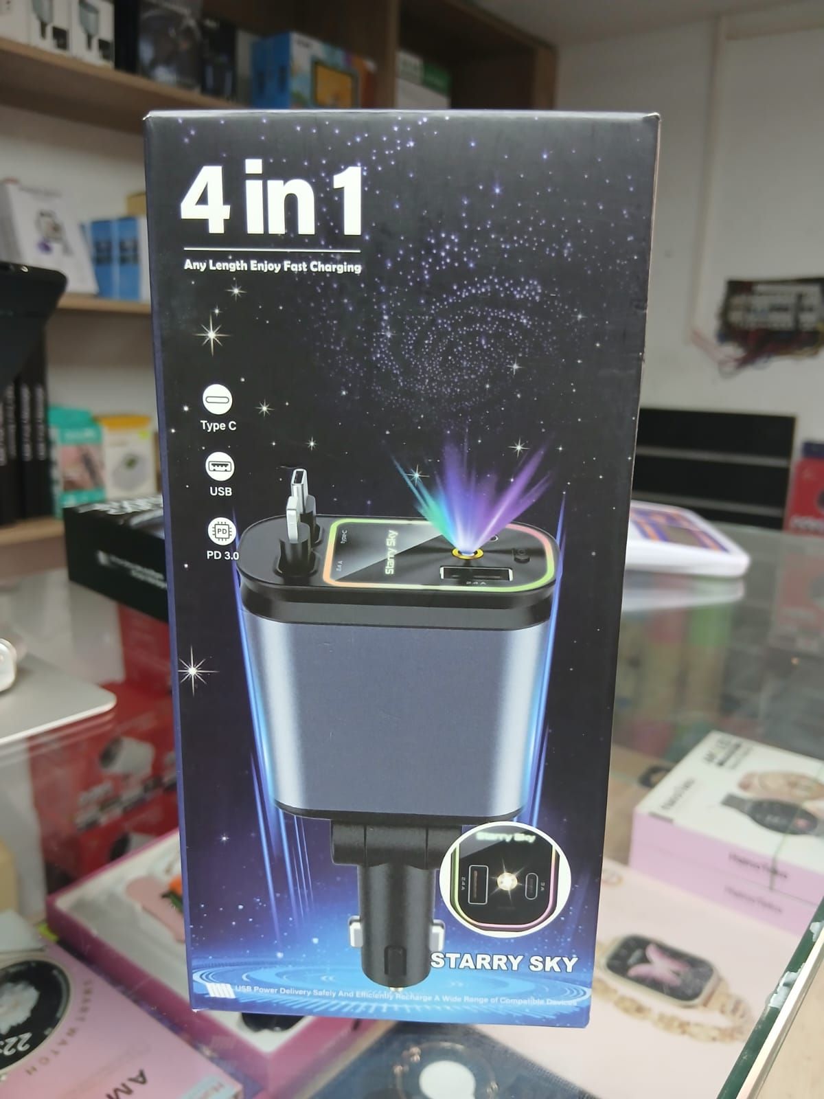 4in1 Starry Sky Car Charger_1