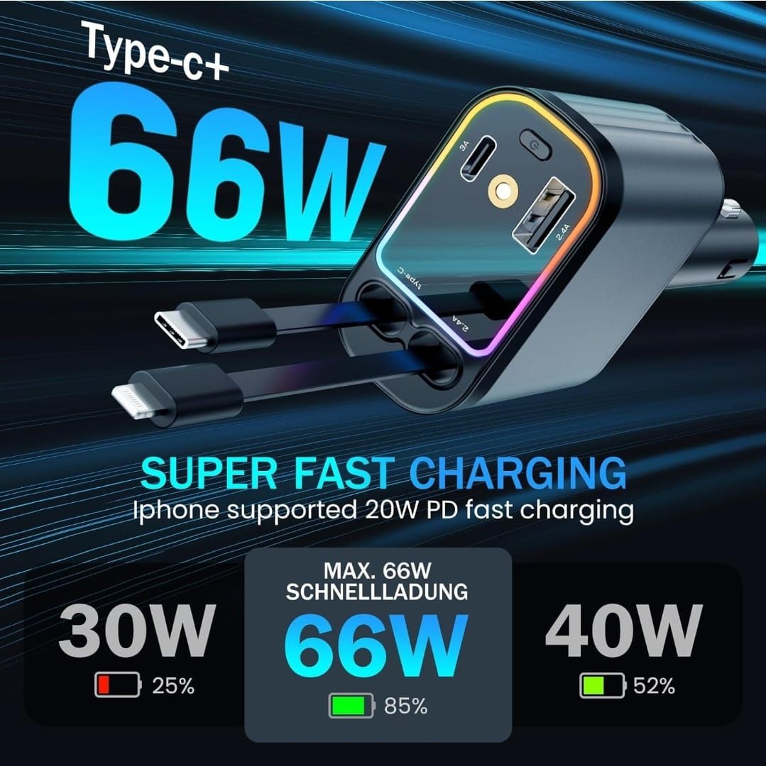 4in1 Starry Sky Car Charger_5