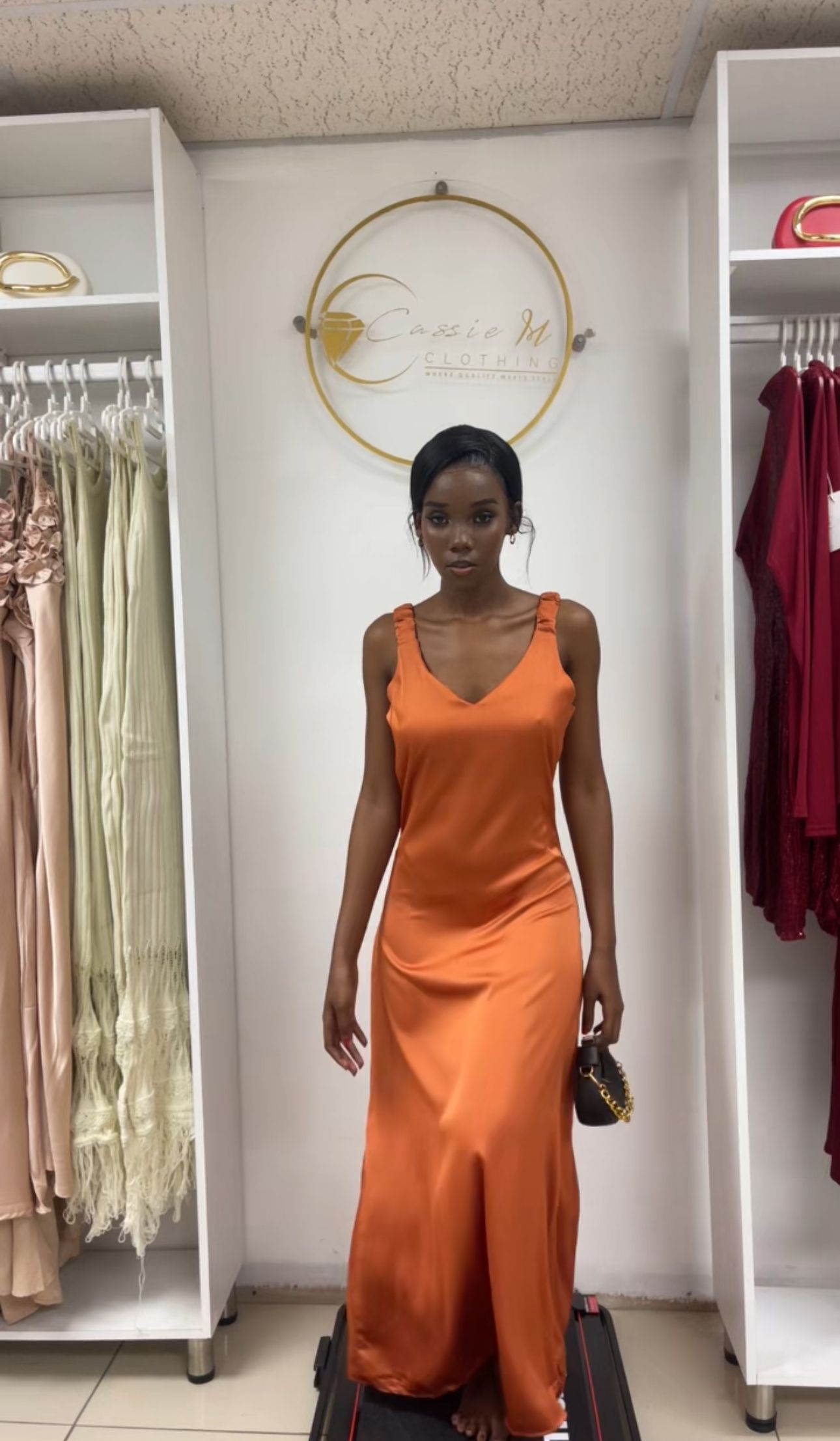 Indiana satin maxi _2