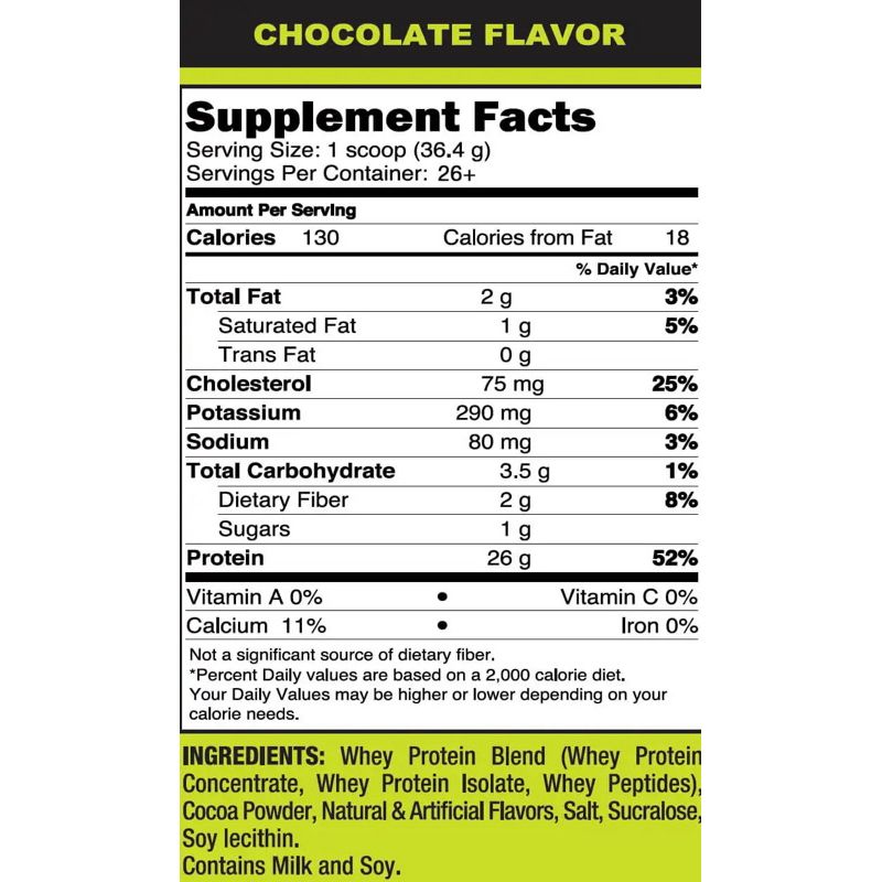 VITAXTRONG REAL WHEY (2lbs/1kg) | 26g Protein, Low Carb, Build Muscle & Burn Fat, Third-Party Lab Tested [VX]_4