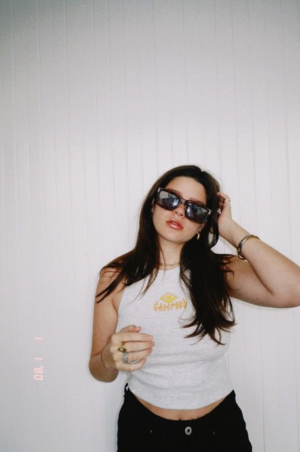 Grey original GS printed vest_0