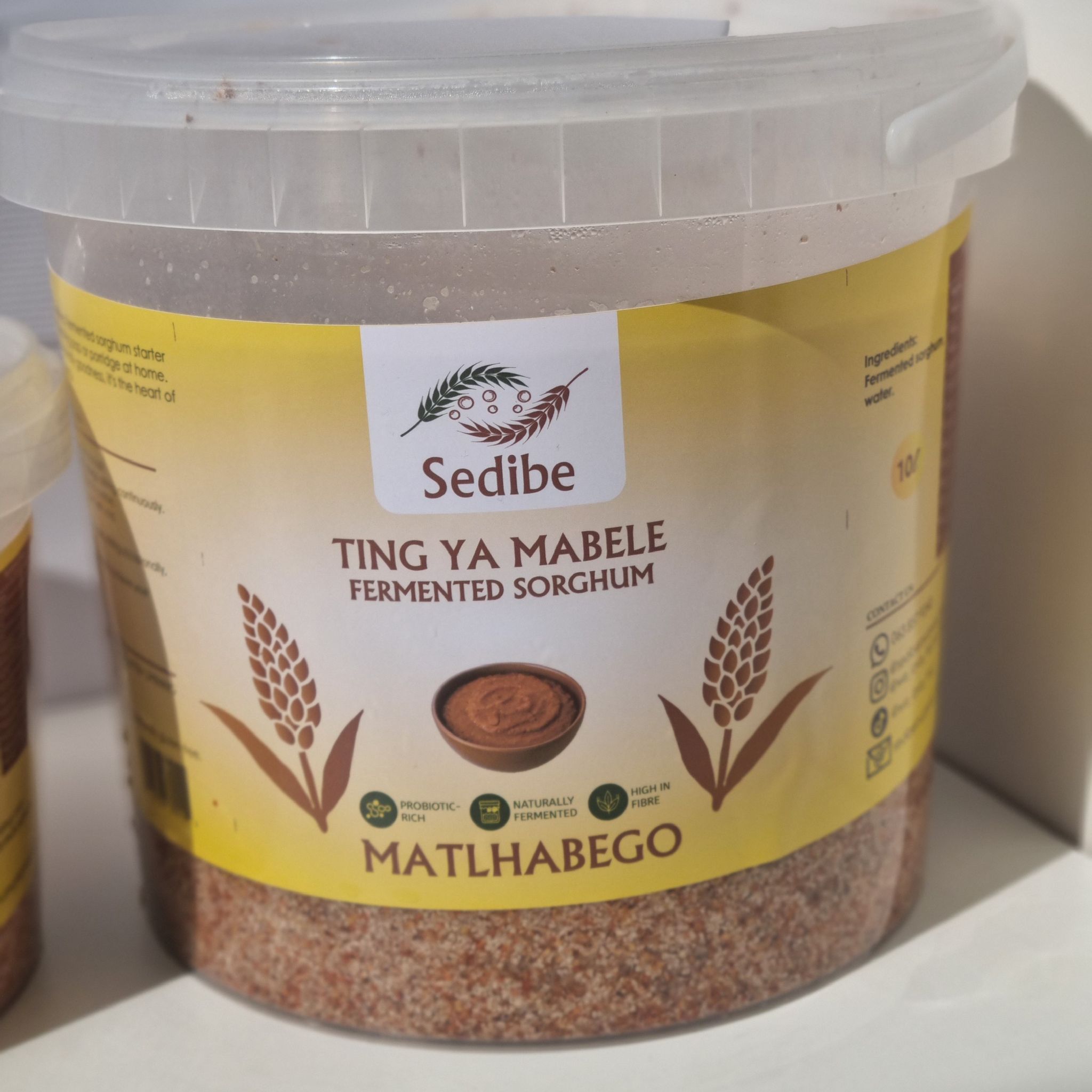 Matlhabego (Fermented sorghum starter bucket) 10L_0