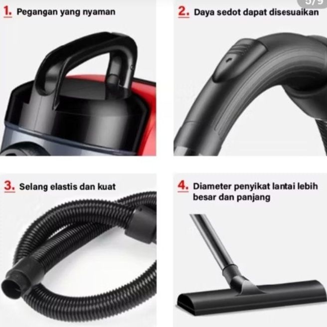 GM Bear 1487 - Vacuum Clenaer Penyedot Debu_2
