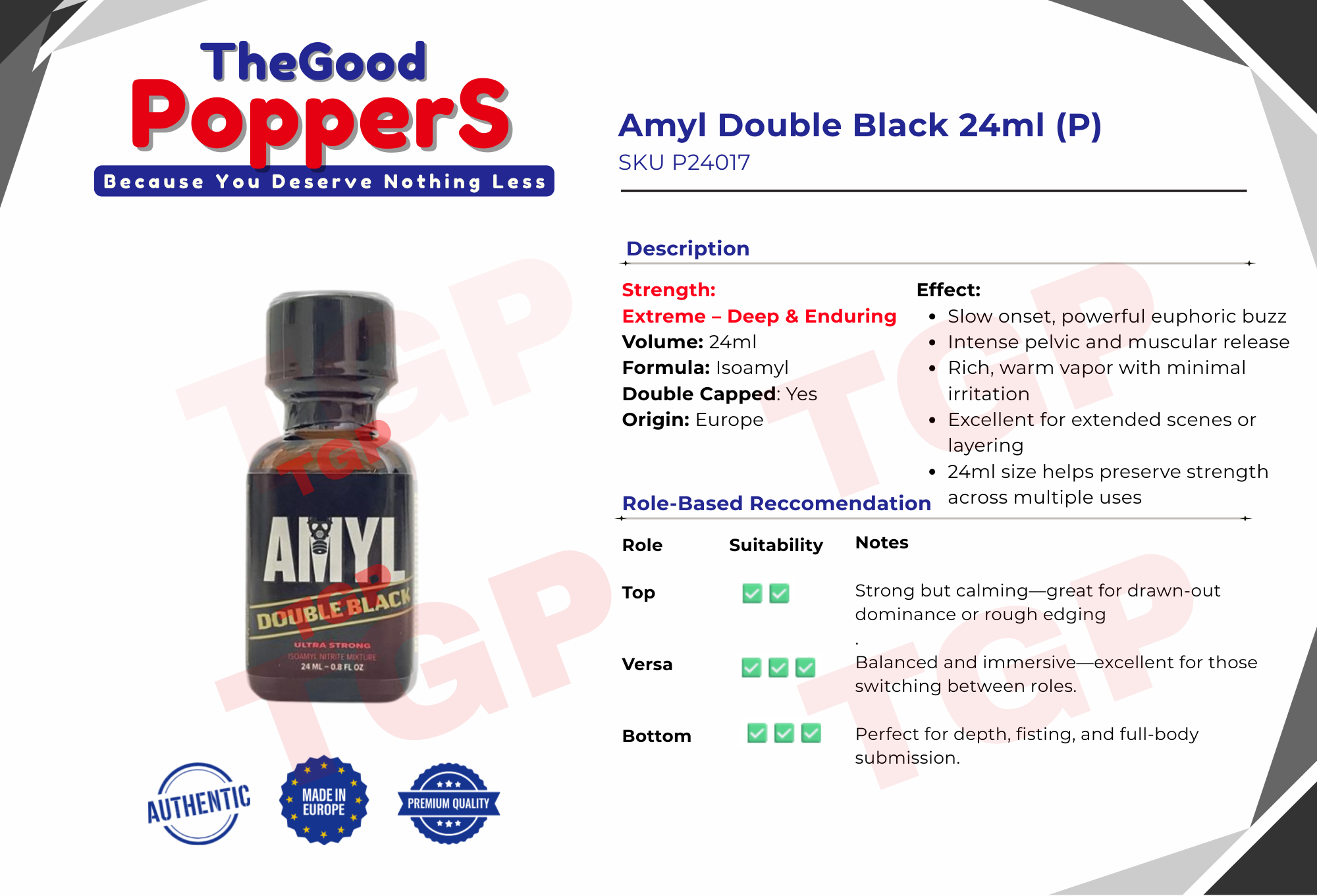 Amyl Double Black 24ml (P)_0