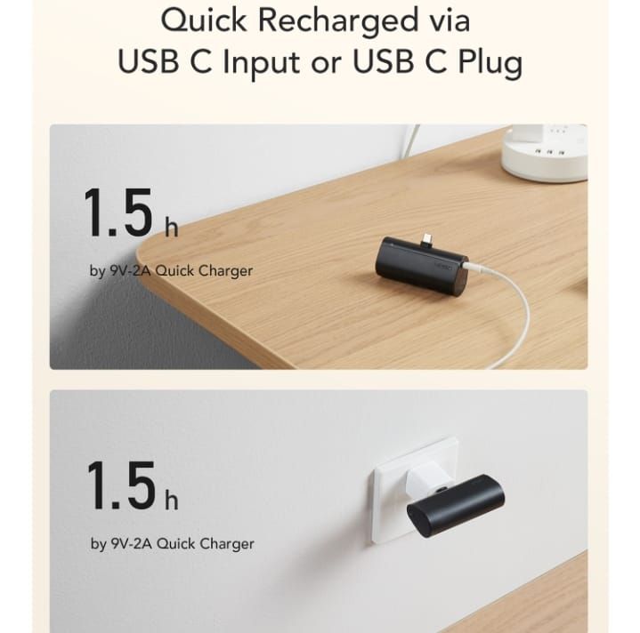 Veger USB-C Mini Power Bank - 5000mAh_6