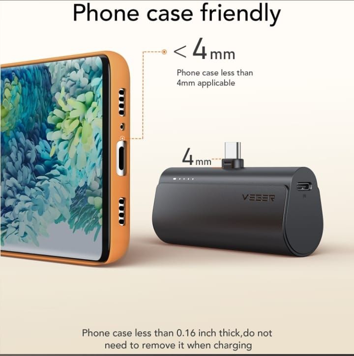 Veger USB-C Mini Power Bank - 5000mAh_4