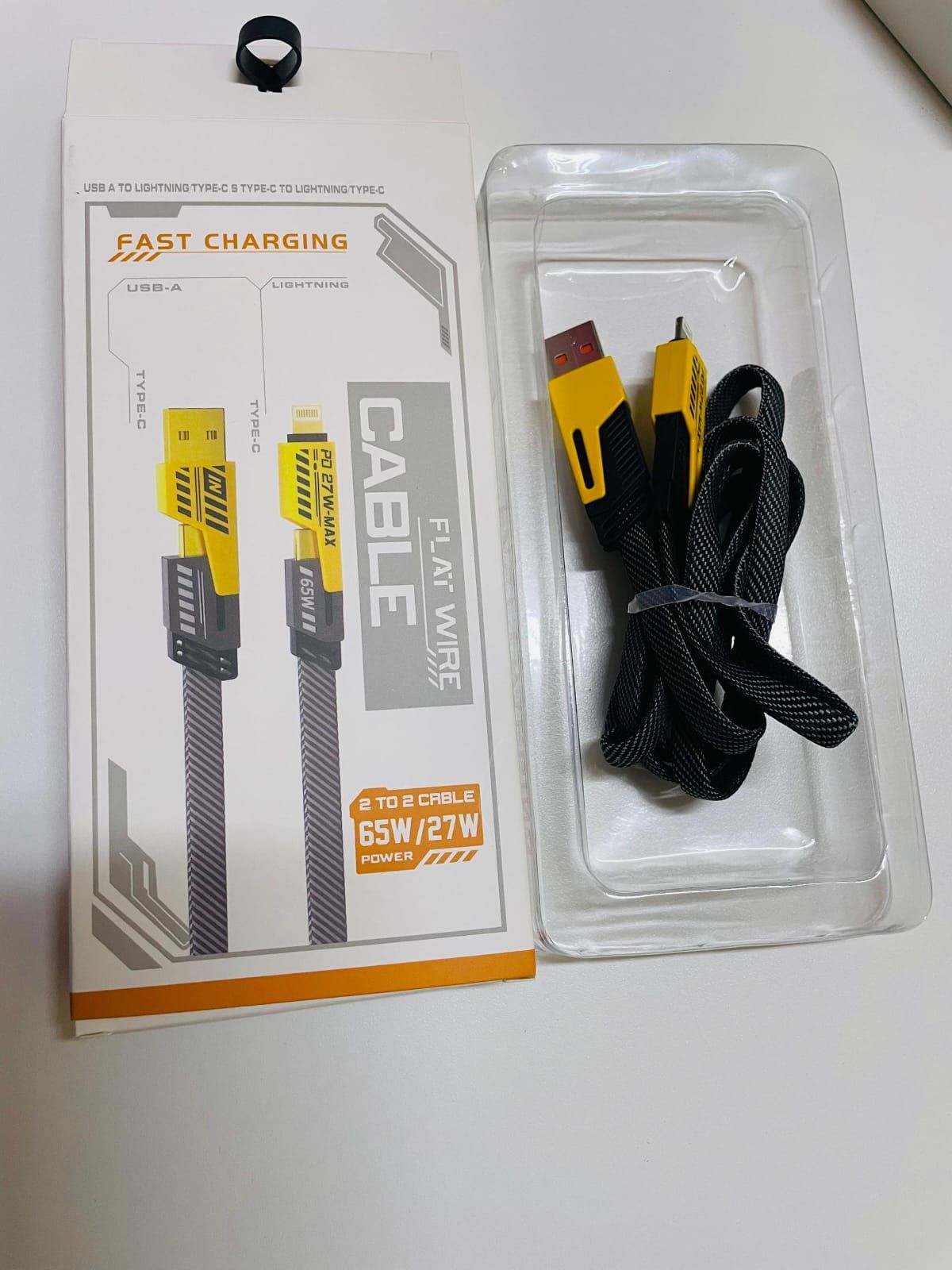 65W 4-in-1 Fast Charging Cable_2