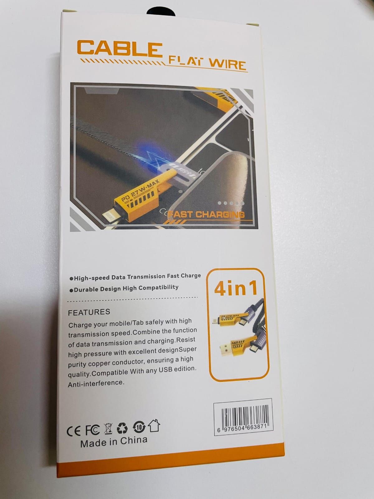 65W 4-in-1 Fast Charging Cable_5