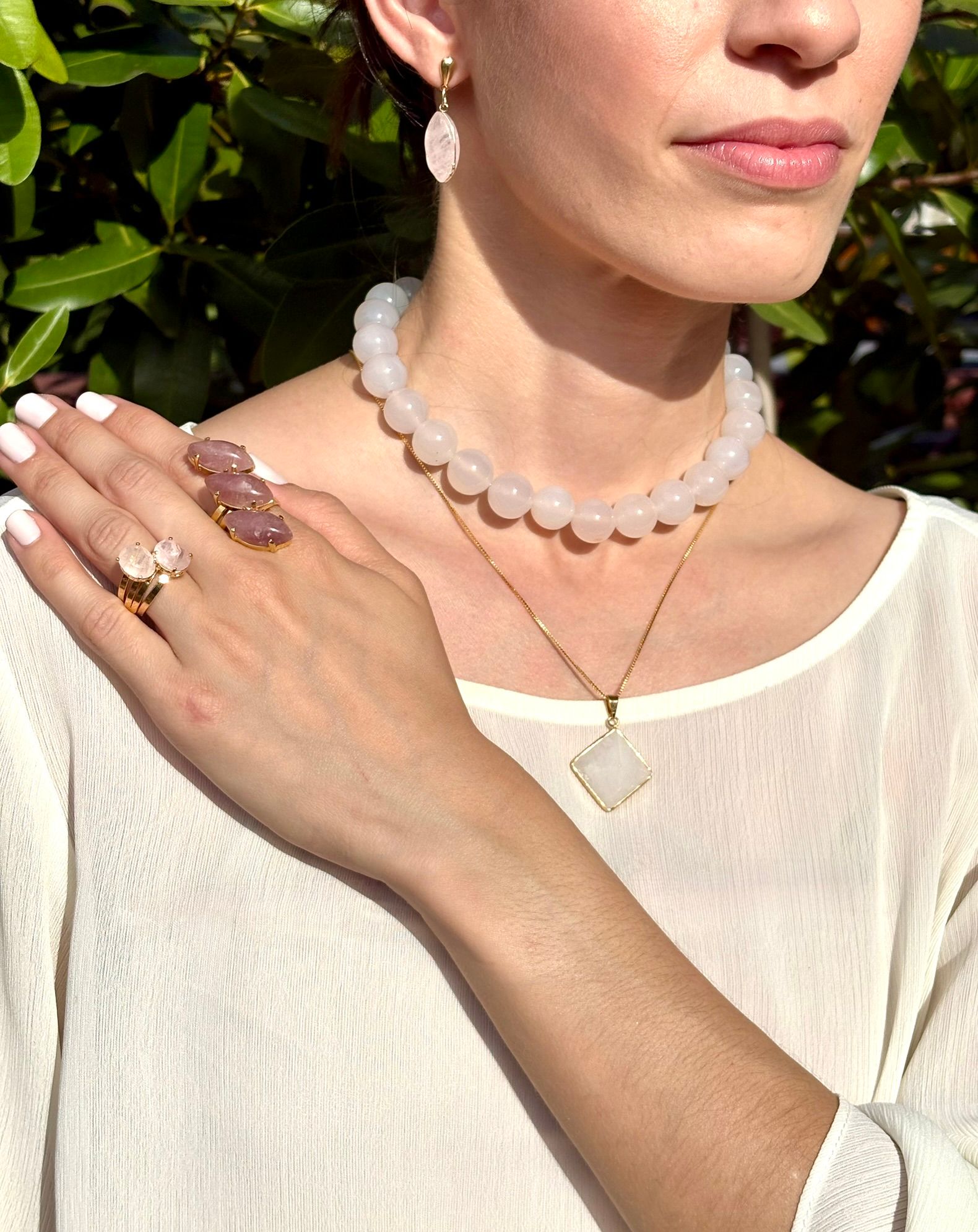 Necklace de Cuarzo Blanco_1