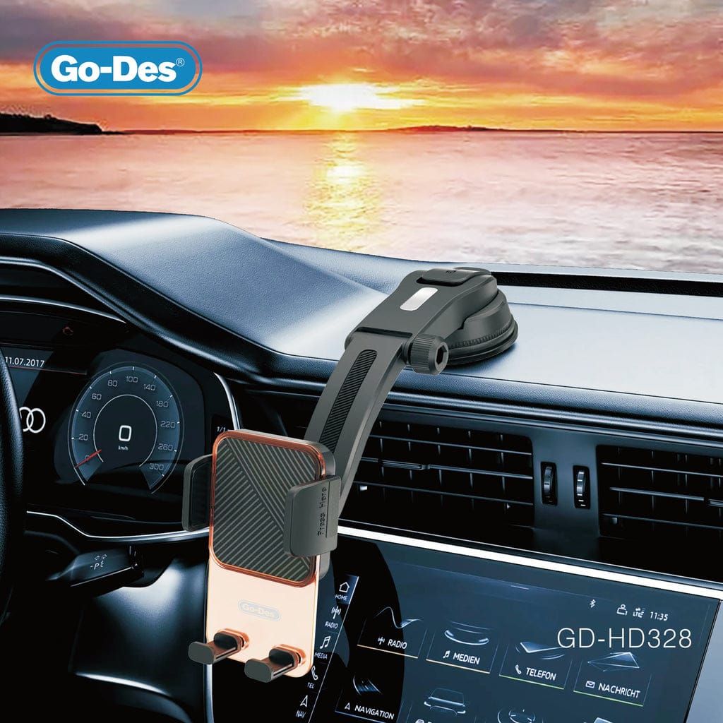 Go-Des GD-HD328 Phone Holder for Dashboard & Windshield_2