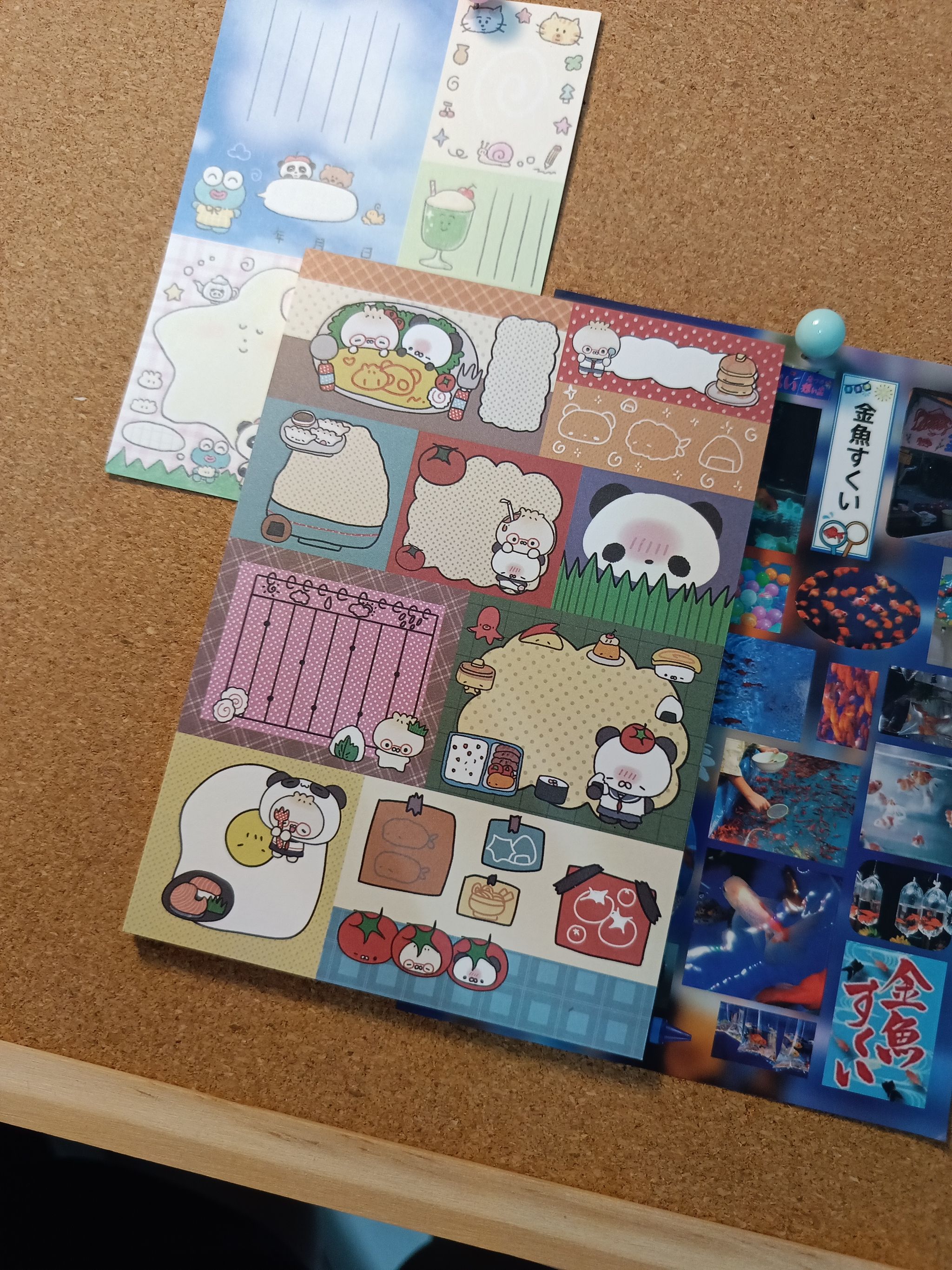 Japanese Vintage Style Patchwork Multi-Element Material Paper Notepad - 日系古早风格拼布多元素素材便签_8