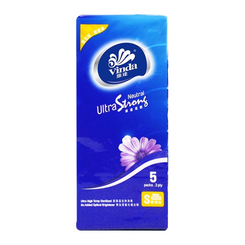 Vinda Ultra Strong Soft Pack 3 Ply Facial Tissue 110's_0
