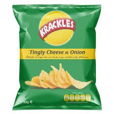 Krackles tingly cheese & onion 30g_0