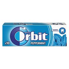 Orbit sugarfree peppermint 10's_0