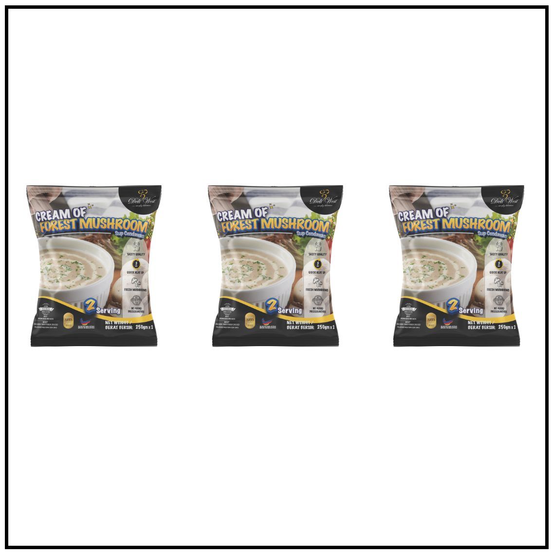 Set D - 3 Packs Mushroom Soup 500gm_0