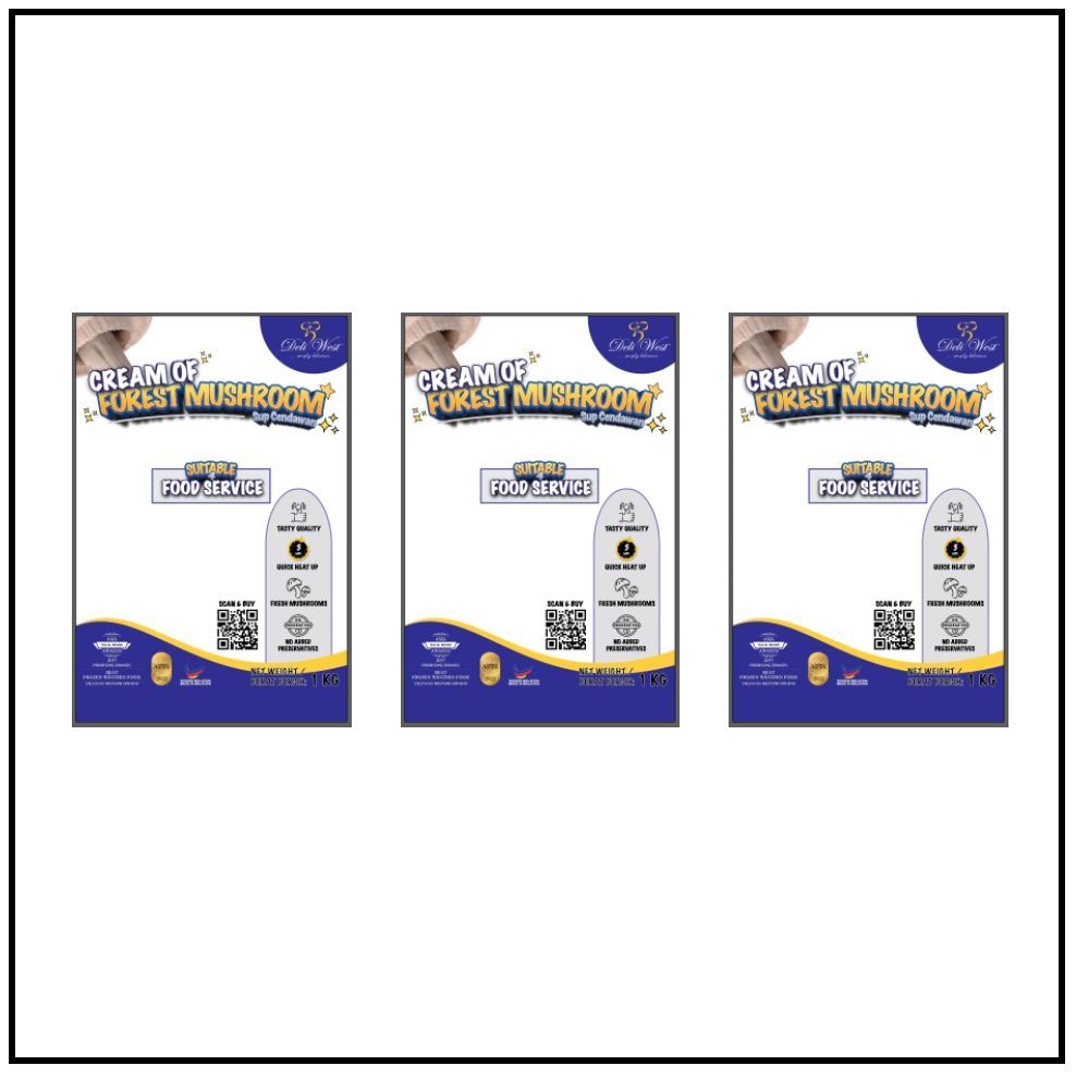 3 Pack - Mushroom Soup (1kg) _0
