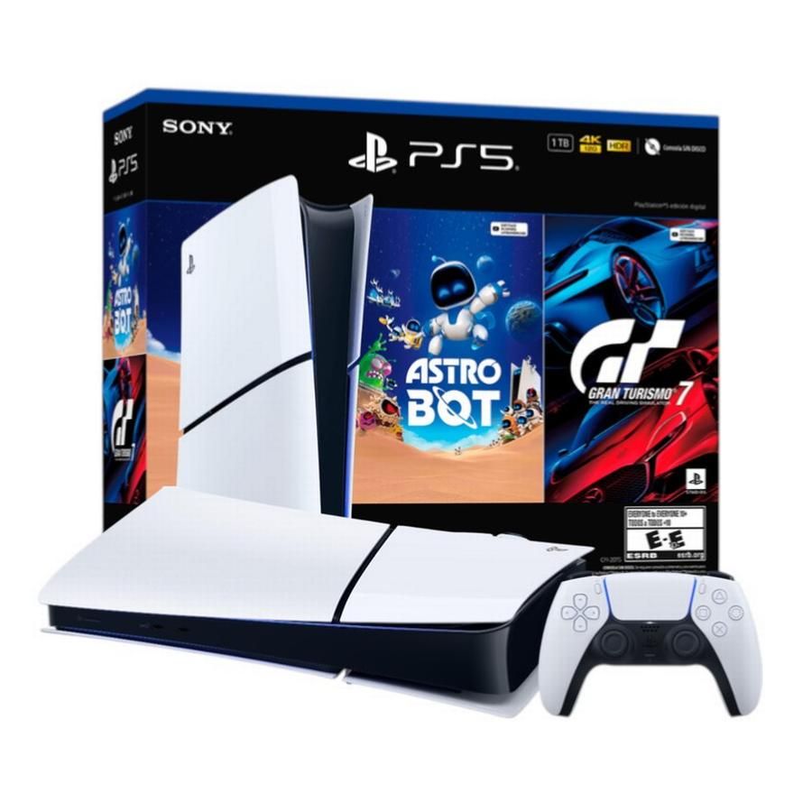 CONSOLE SONY PLAYSTATION 5 SLIM DIGITAL 1TB CFI-2015B ASTROBOT / GRAN TURISMO_0