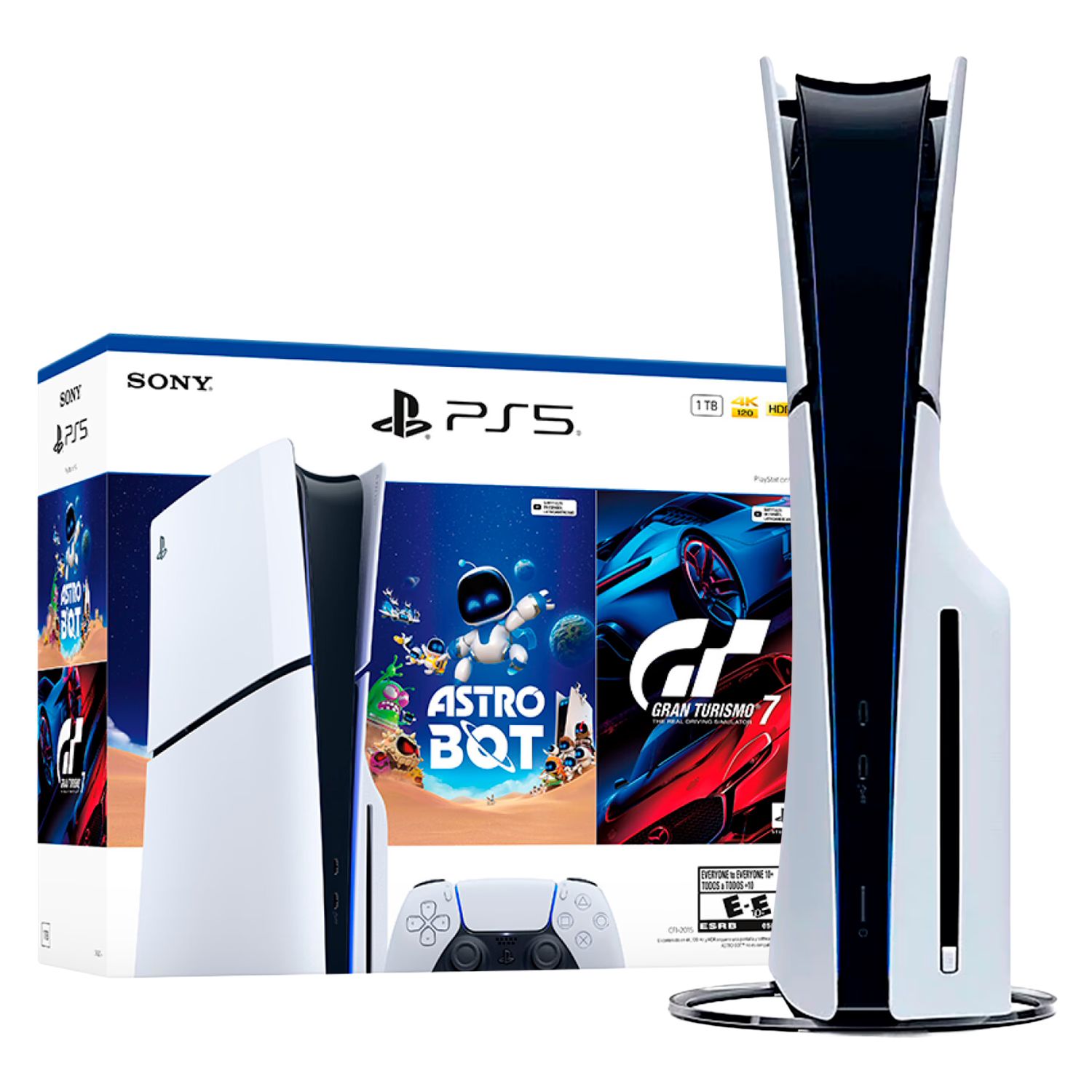 CONSOLE SONY PLAYSTATION 5 SLIM LECTORA 1TB CFI-2015A ASTROBOT / GRAN TURISMO_0