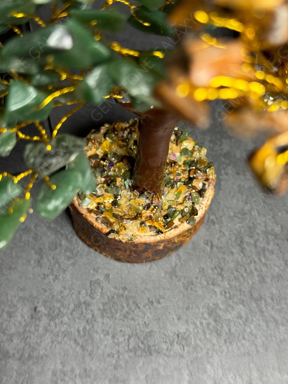 Money Attraction Crystal Tree – Citrine, Pyrite, Jade & Tiger Eye_2