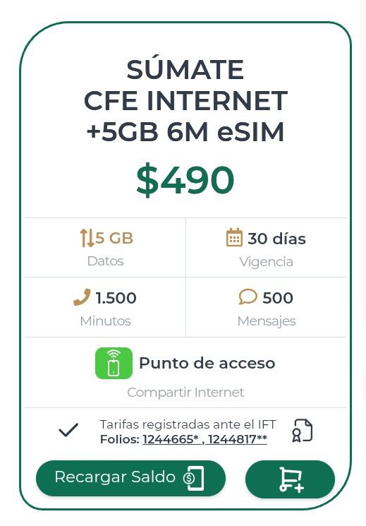 Plan Semestral x $490_0