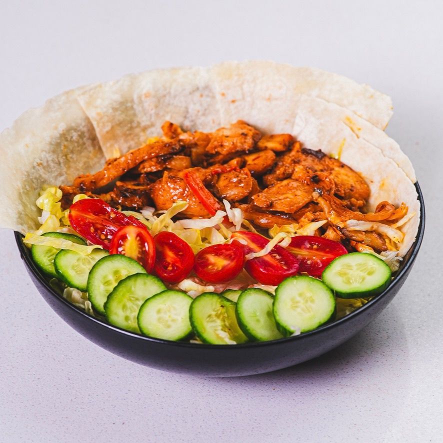 Healthy Chicken Gyros with Veggies_0