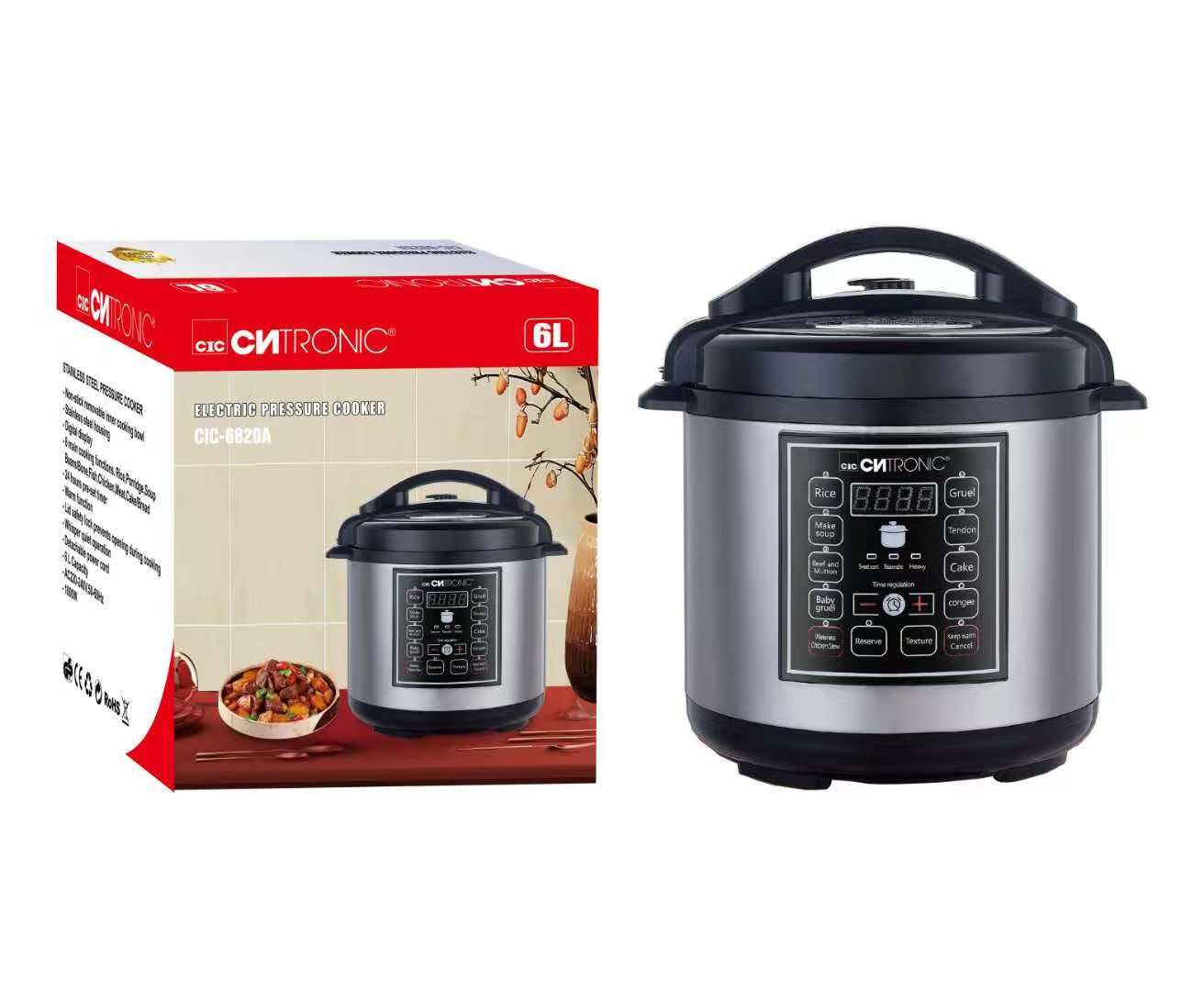 6lts Electric Instant Pot Pressure Cooker_0