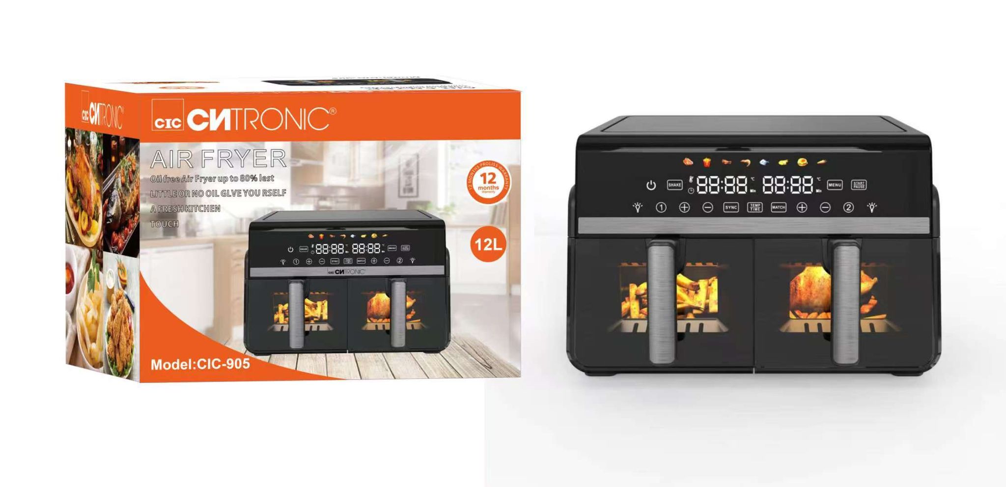 12 Lts Digital Double Airfryer_0