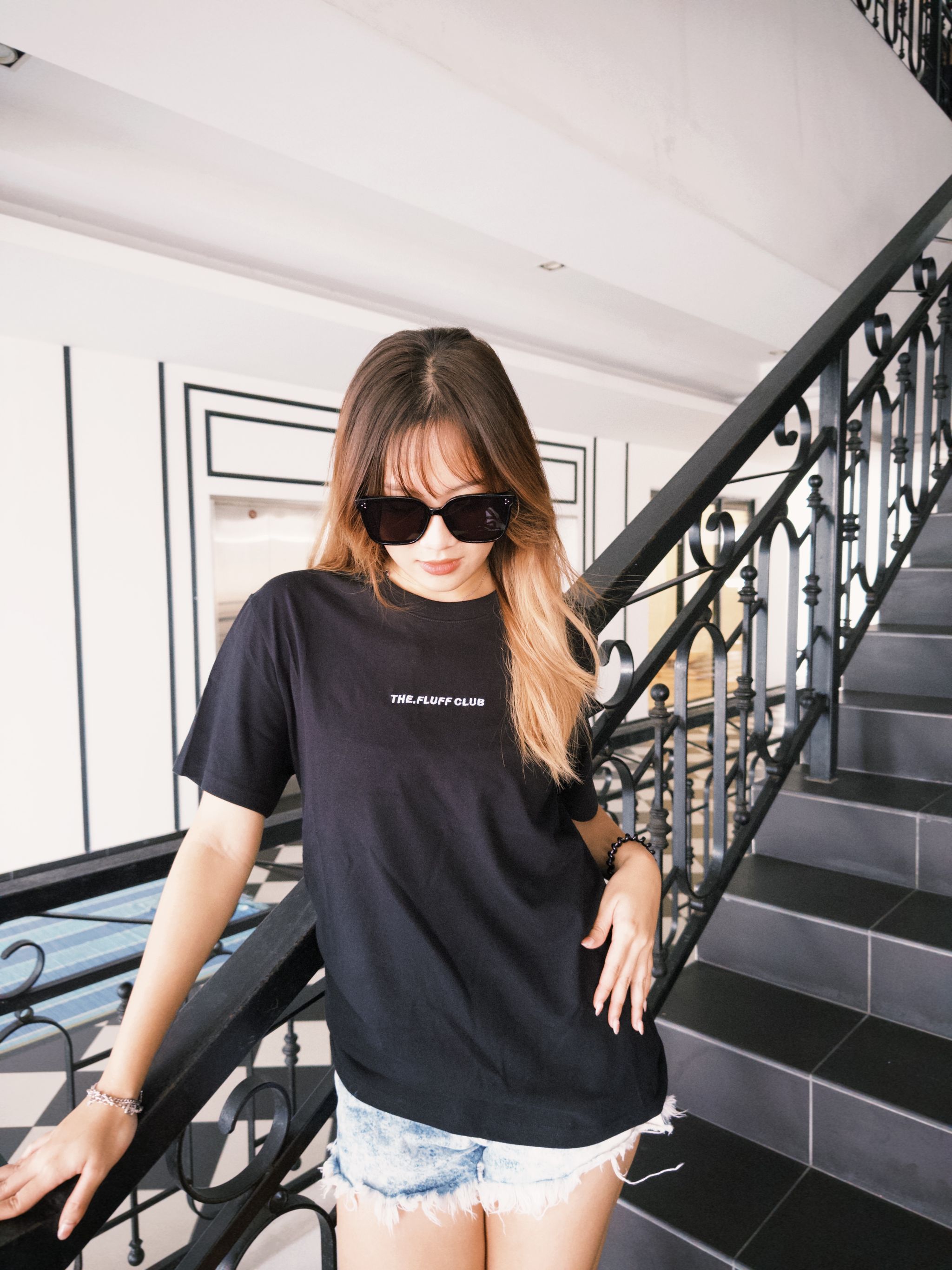 Signature Fluff Club Embroidery T-Shirt _0