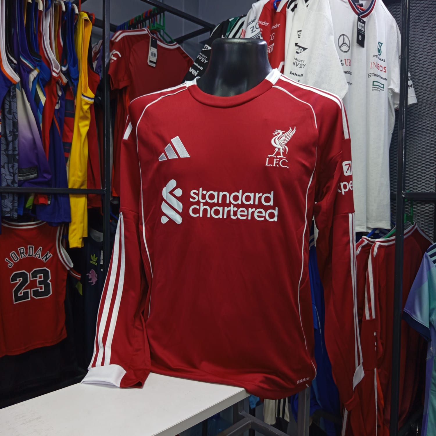 Liverpool home 25/26 Long Sleeved Fans version _0