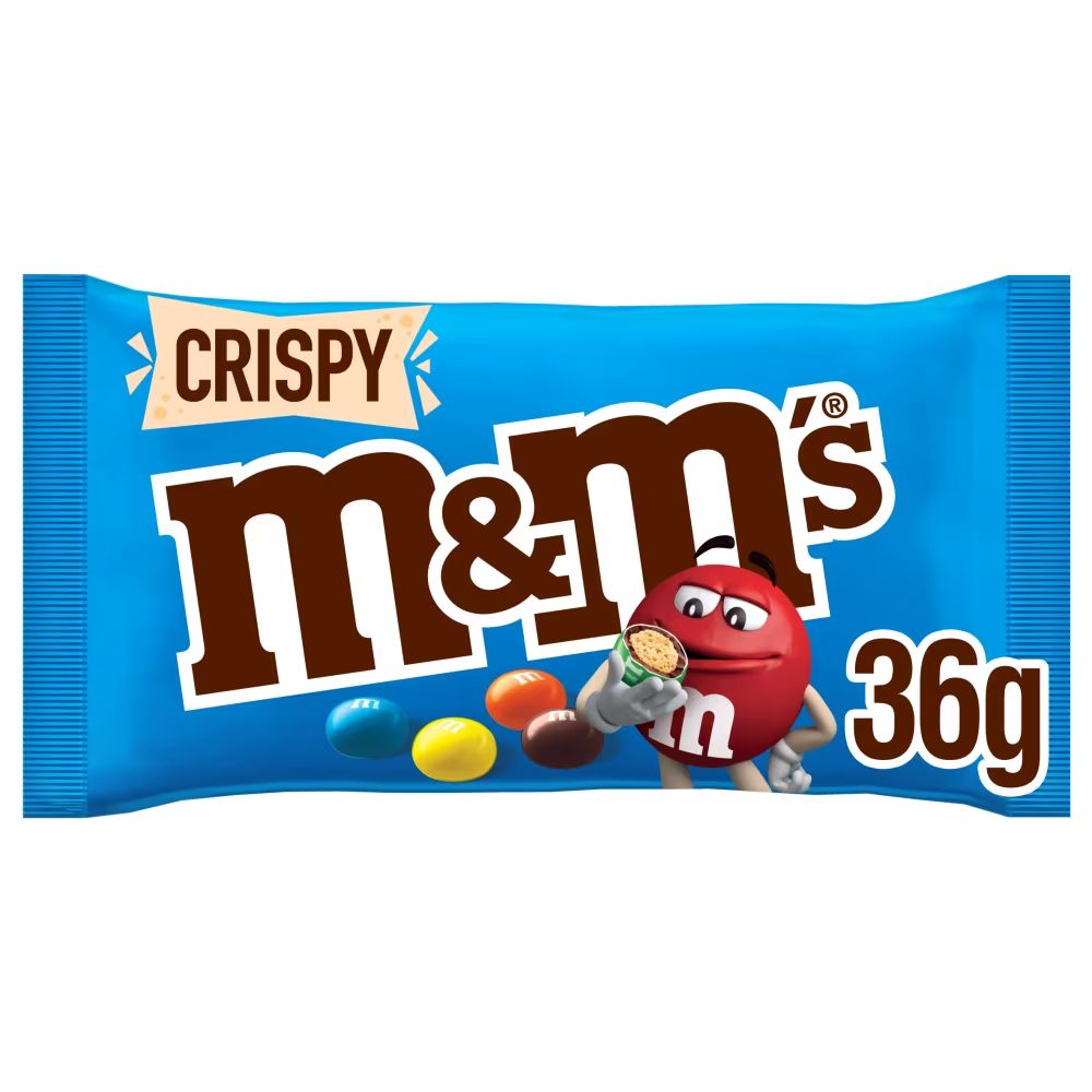 M&M Crispy Pieces & Milk Chocolate 45g_0