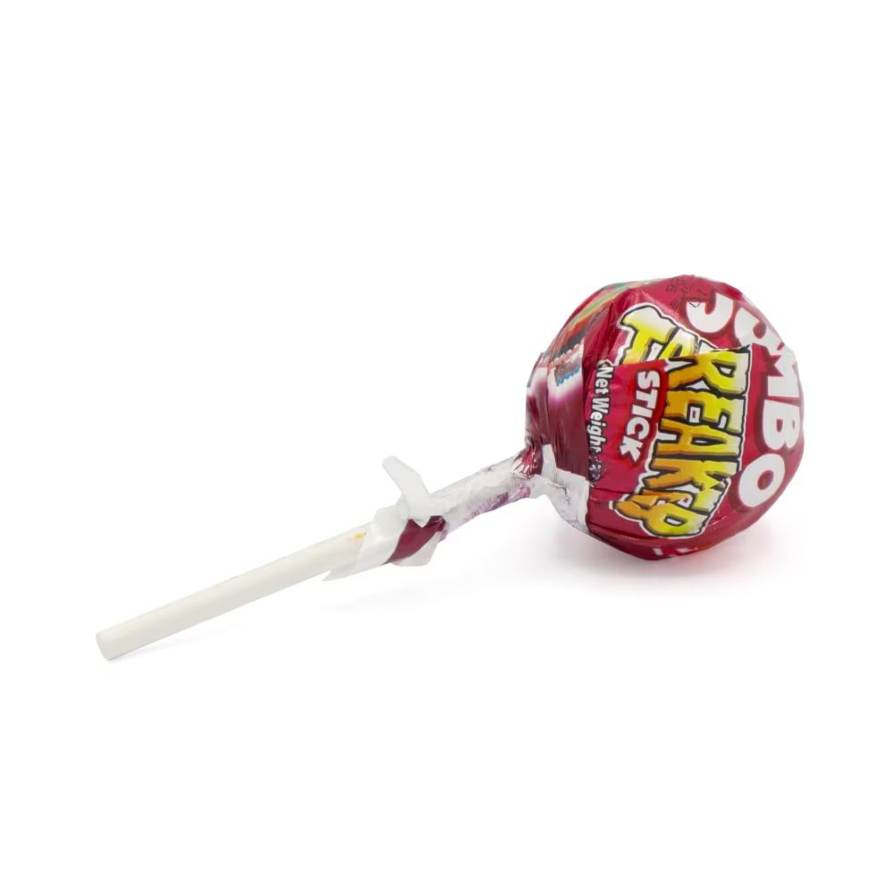Zed Candy Zed Sour Cherry Jumbo Jawbreaker Pop 33g_0