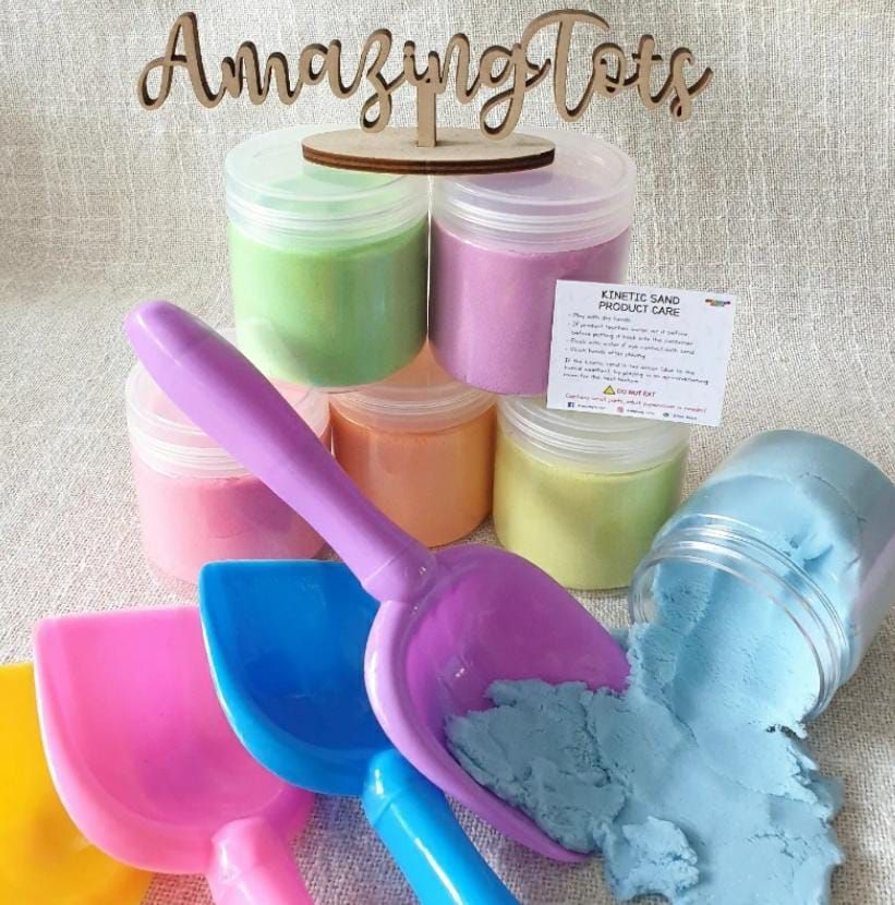 AT Kinetic Sand - 500g Bottled Sand + Free Spade!_0