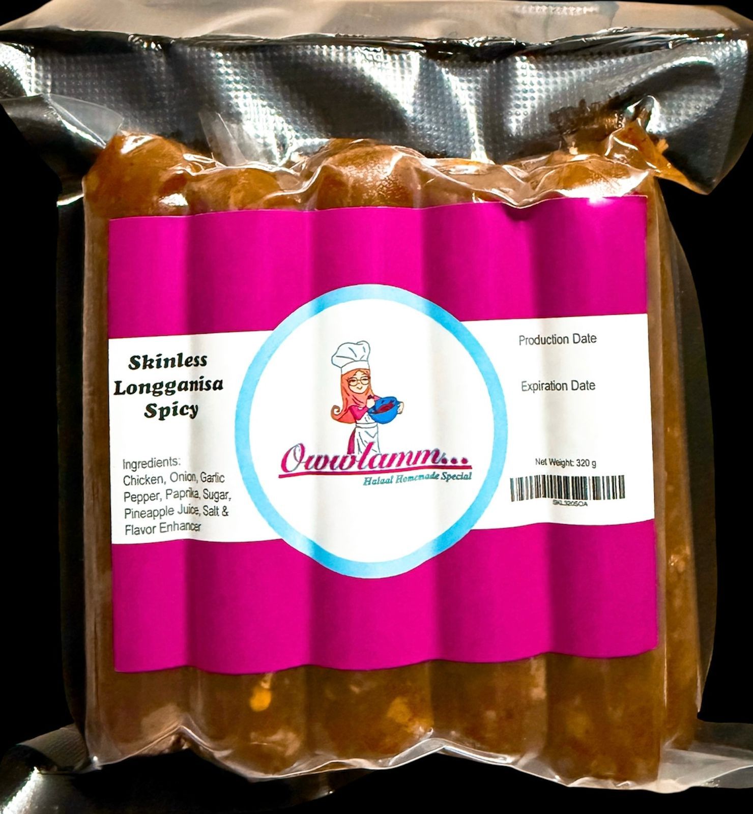 Spicy Skinless Longganisa (400g)_0