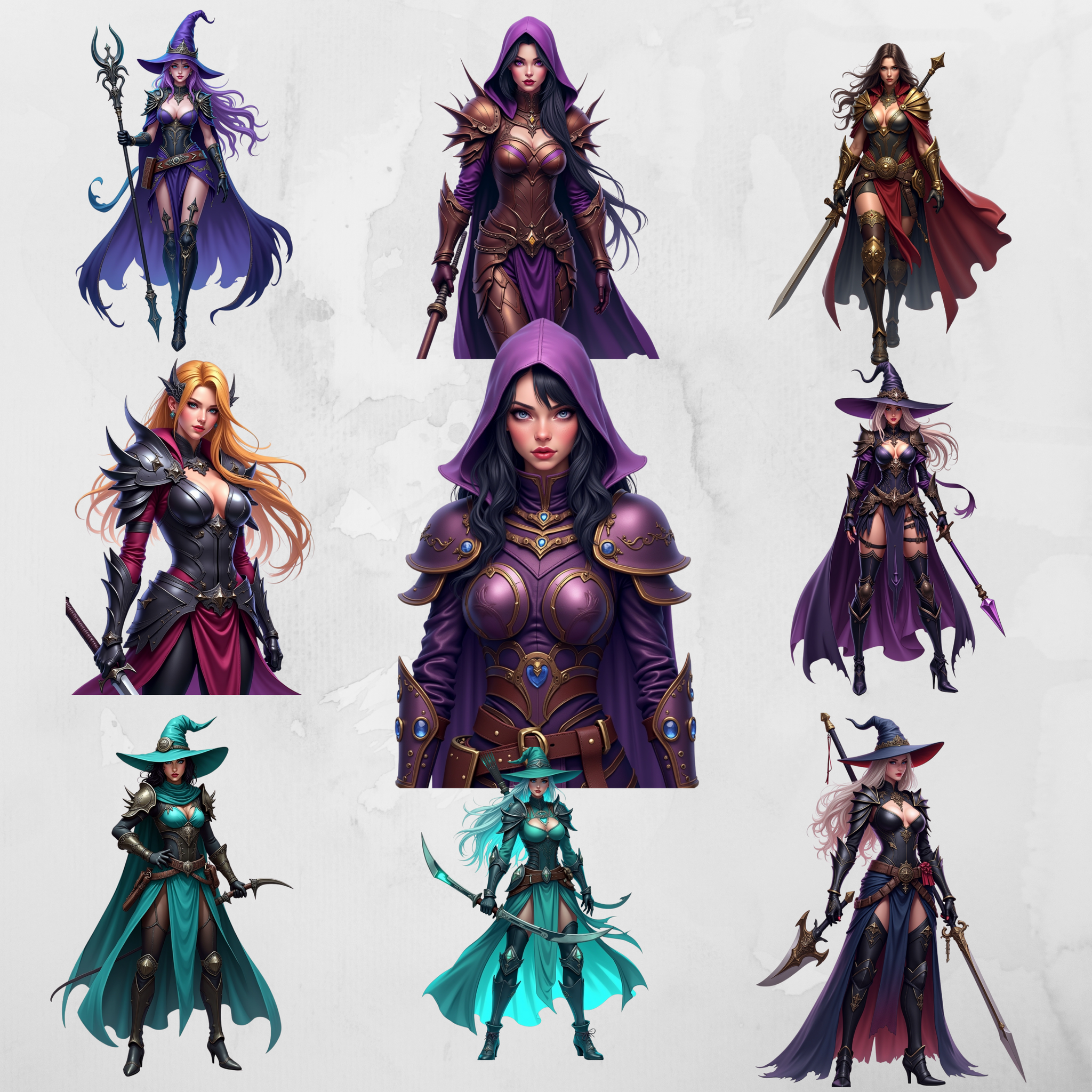 Wilin Digital - 20 Clipart Sticker Whatsapp Digital Printable Edisi Witch Hunter_1