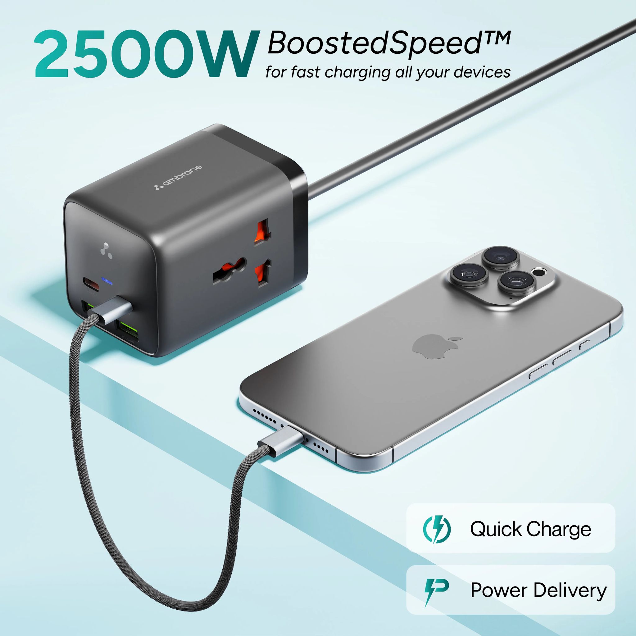 Charge Hub 65 2500W 6-in-1 Charging Station for Laptop, Mobile & Other Devices_3
