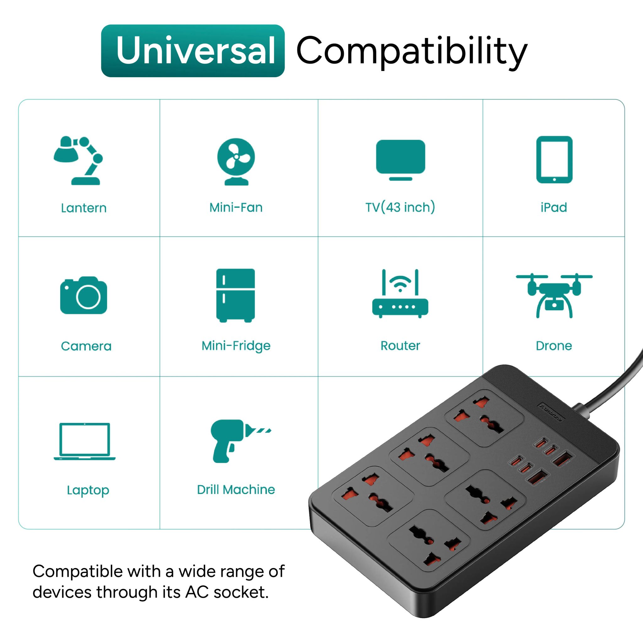 SmartStrip 2 Pro 2500W Extension Board with 11 Ports_6