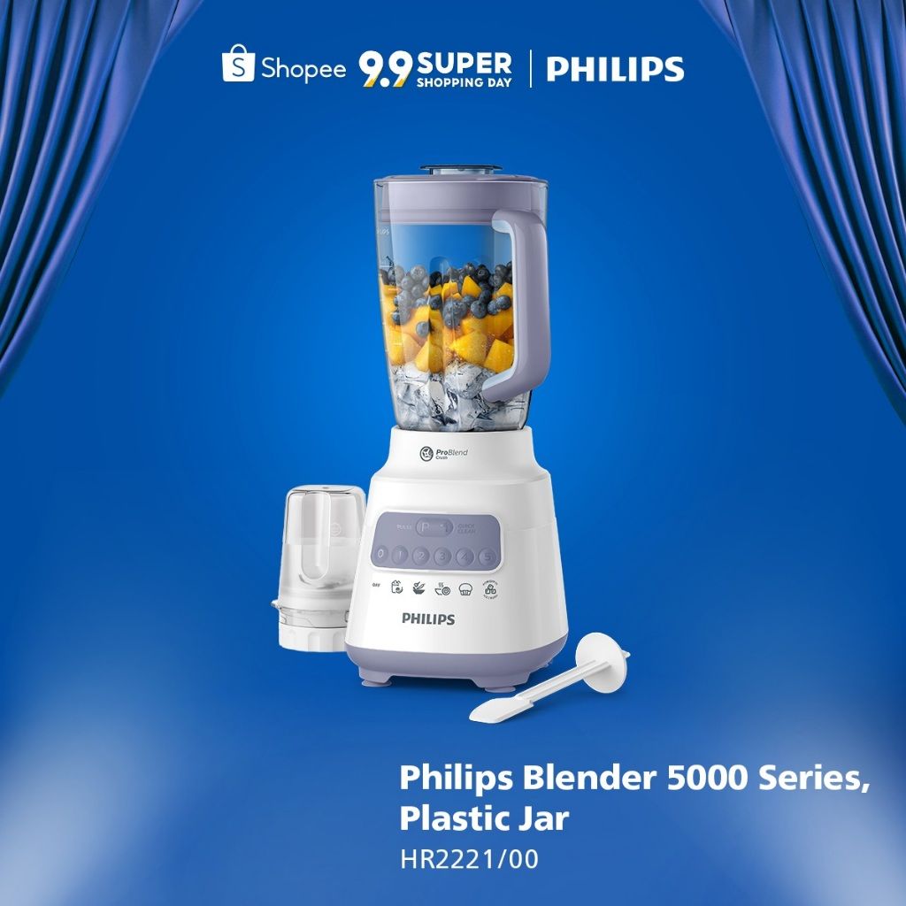PHILIPS Blender Plastik 2 L HR2221_7