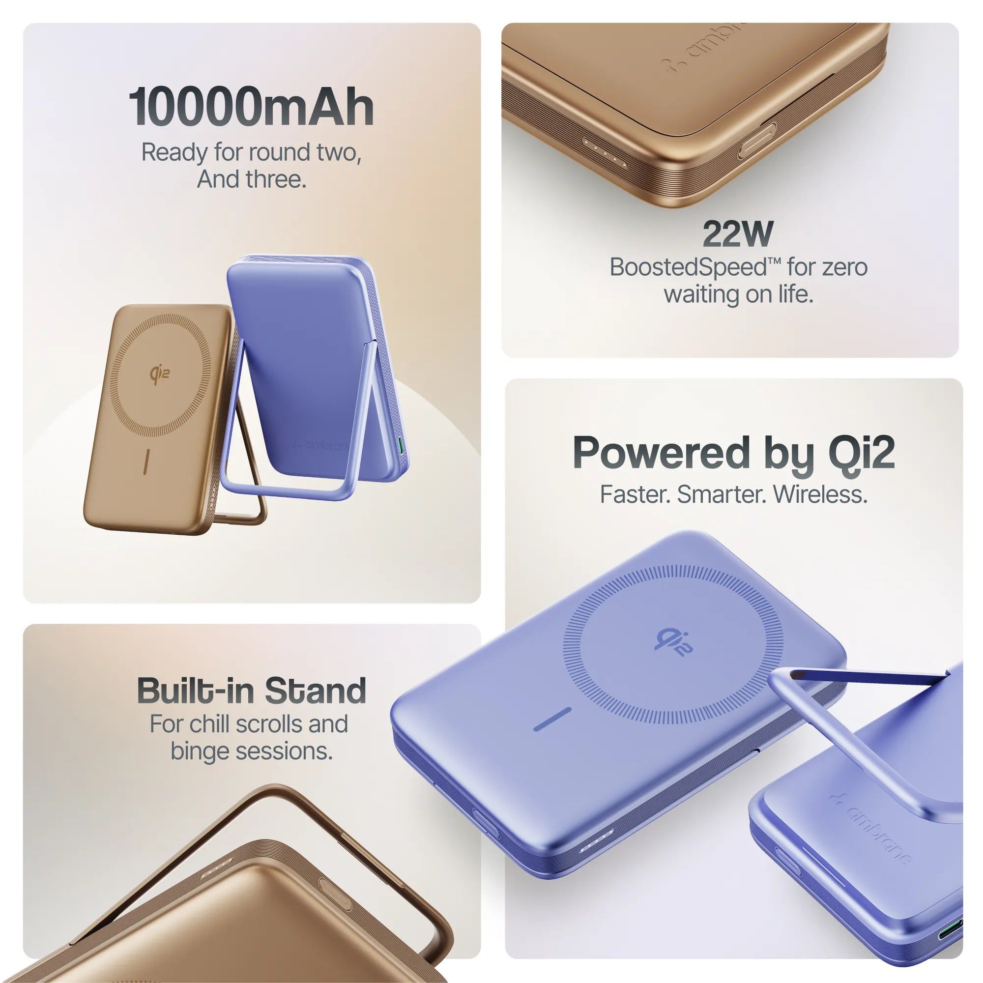 AerosynQ MagSurge 10000mAh Qi2 Certified Magsafe Wireless Fast Charging Power Bank for iPhone_4