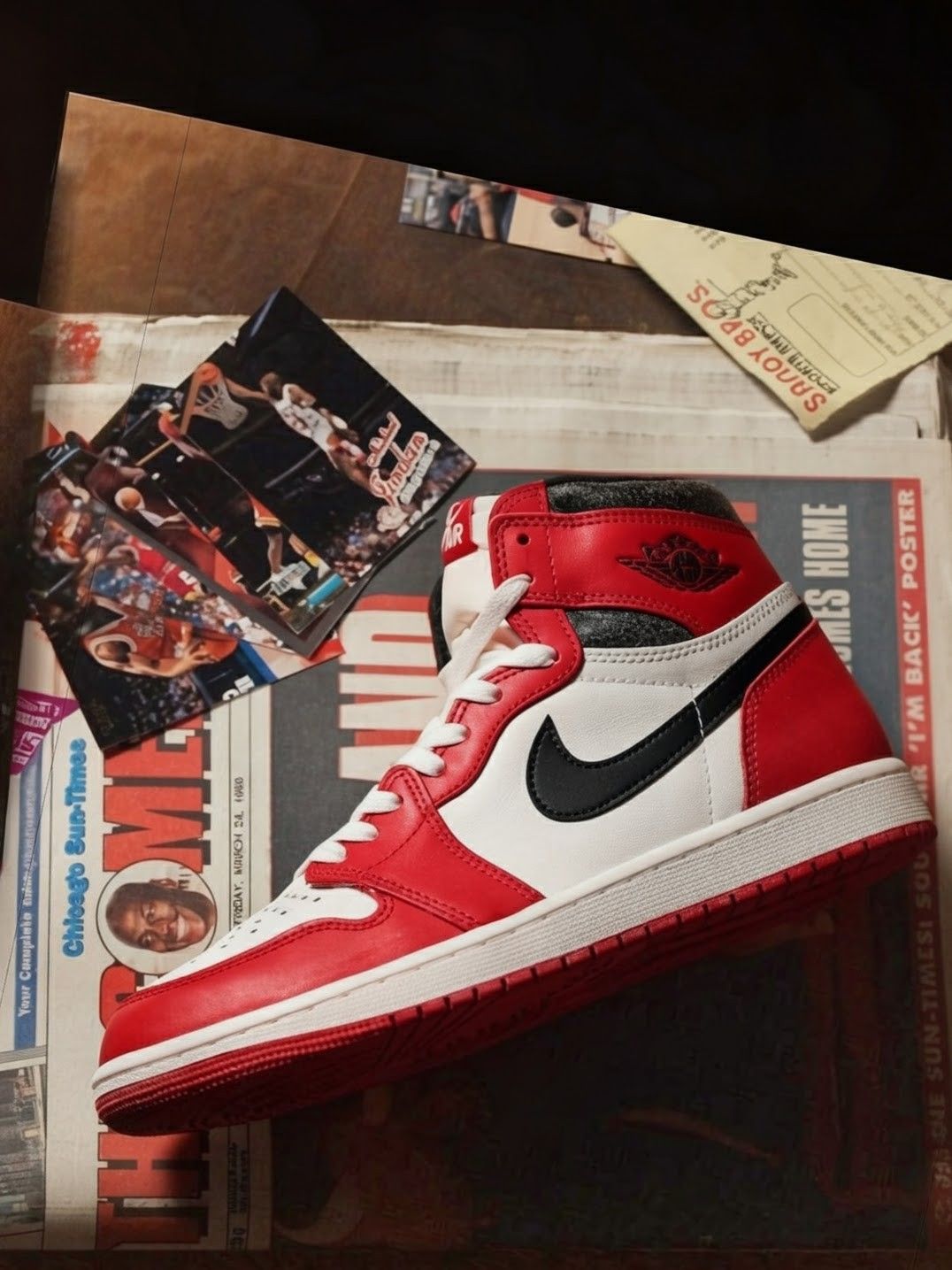 Air Jordan Retro 1 High OG Lost & Found Men Shoes ✅_1