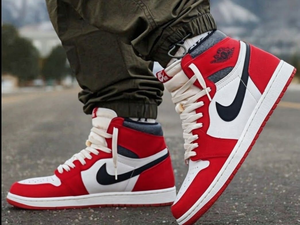 Air Jordan Retro 1 High OG Lost & Found Men Shoes ✅_2