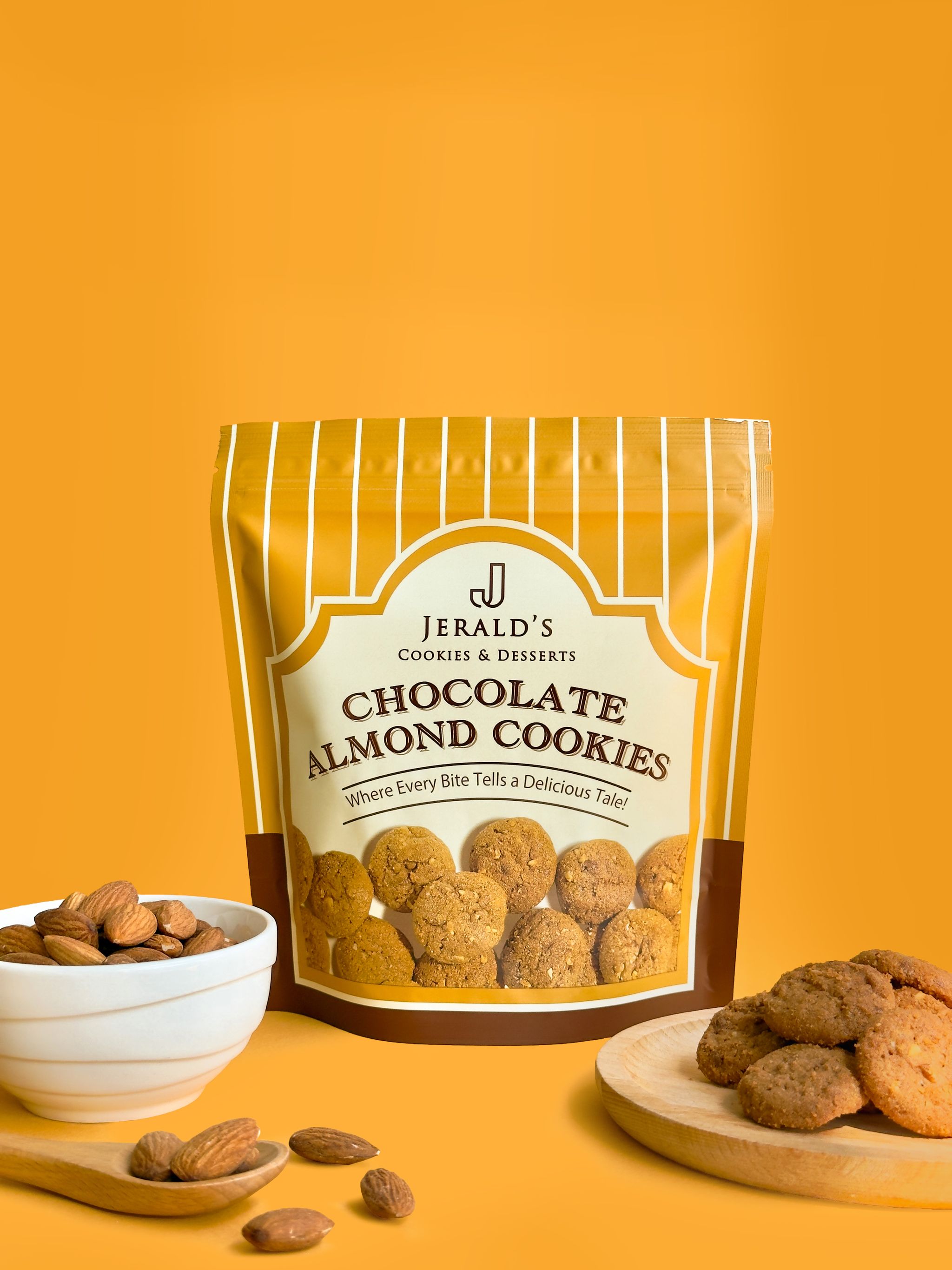 Chocolate Almond Cookies_0