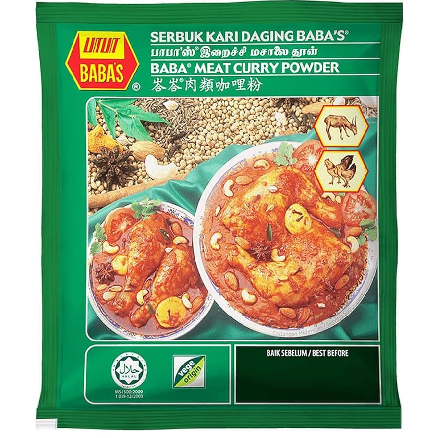 Babas Meat Curry Powder 500G_0