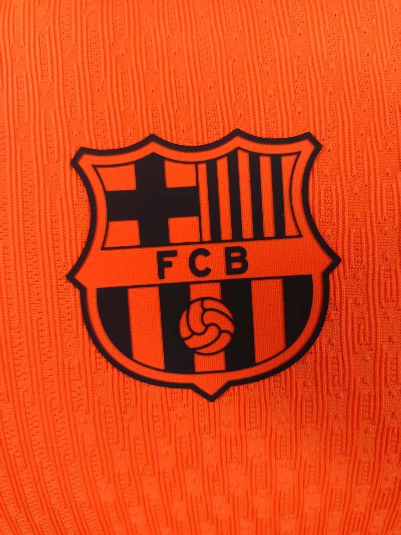 FC Barcelona 2025/26 Third Shirt (Orange / Navy)_6
