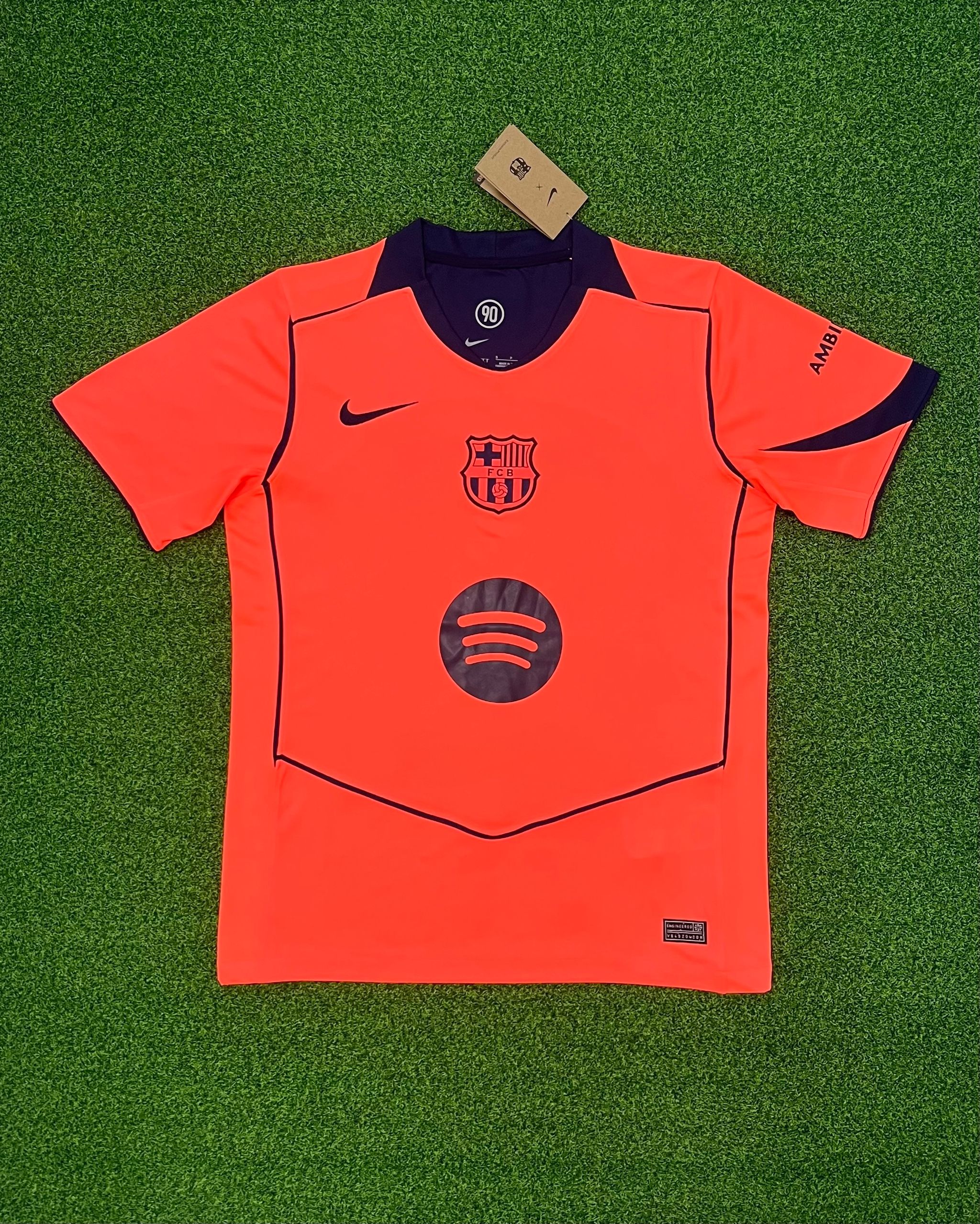 FC Barcelona 2025/26 Third Shirt (Orange / Navy)_10