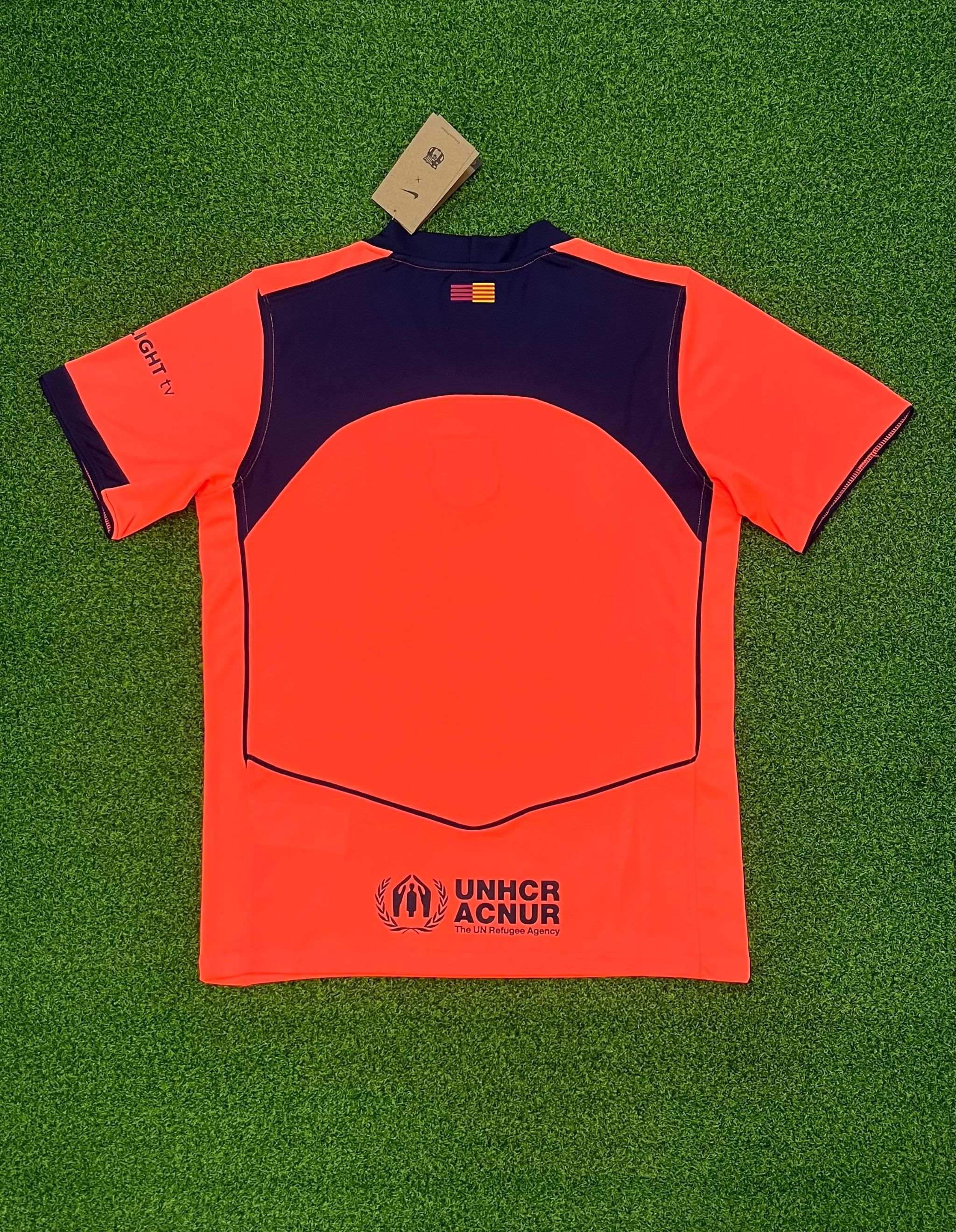 FC Barcelona 2025/26 Third Shirt (Orange / Navy)_8