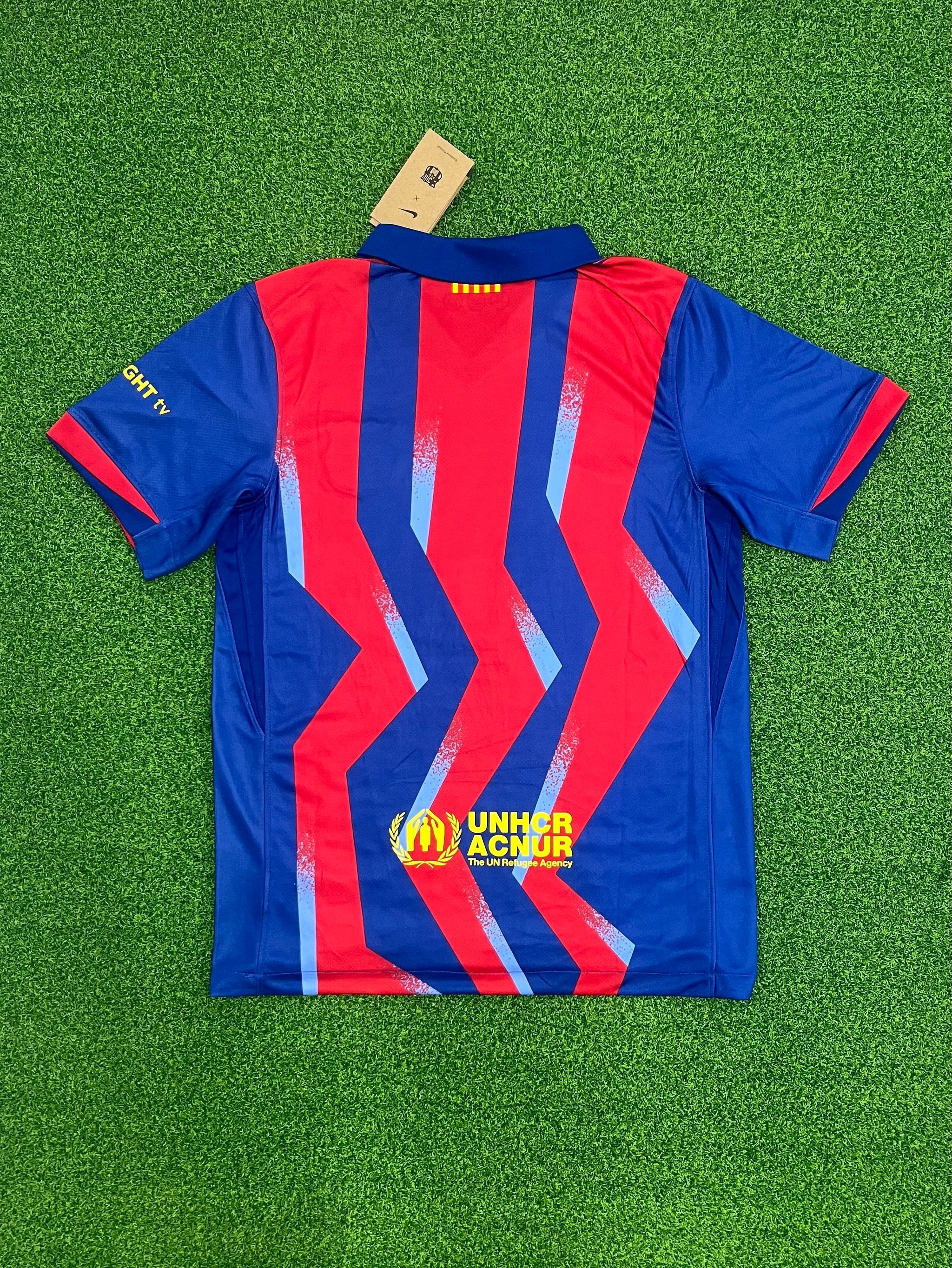 FC Barcelona 2025/26 Fourth Shirt (Navy / Claret / Yellow)_8