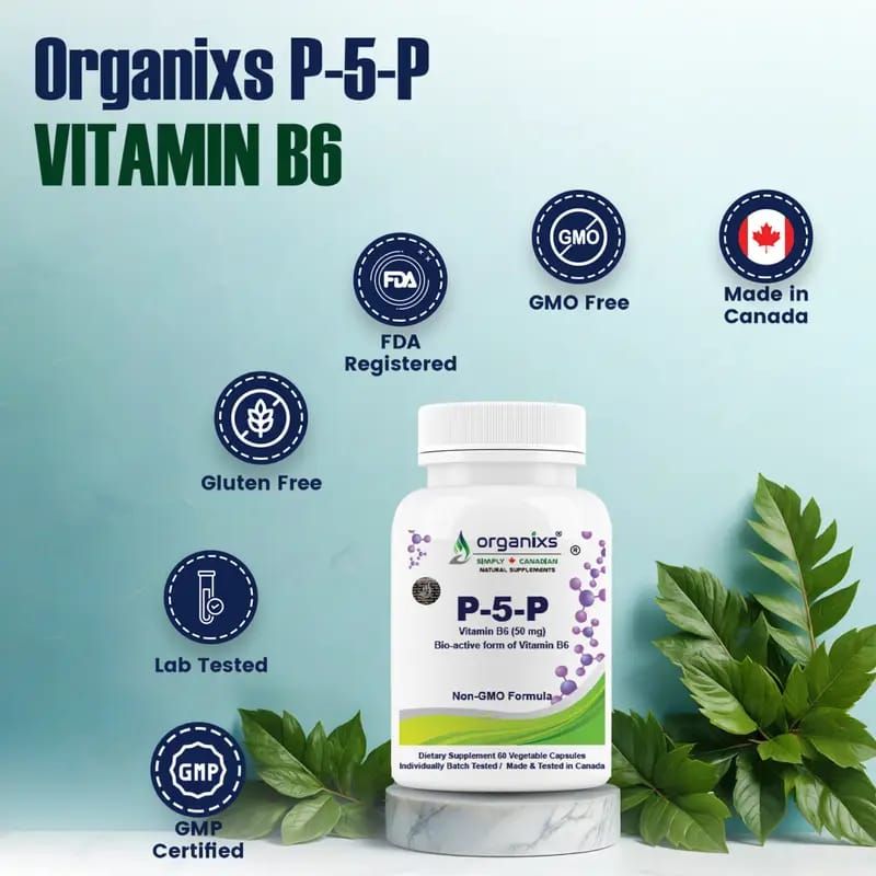 ORGANIXS VITAMIN  B6 P-5-P (Pyridoxal-5-Phosphate)_1