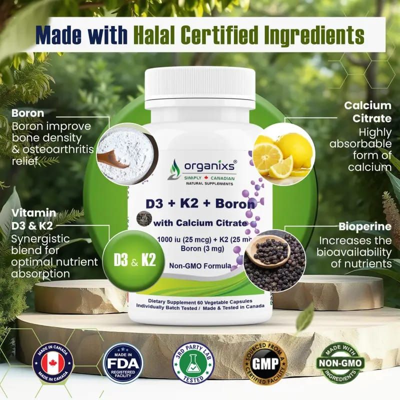 ORGANIXS VITAMIN D3 K2 1000iu BORON_2