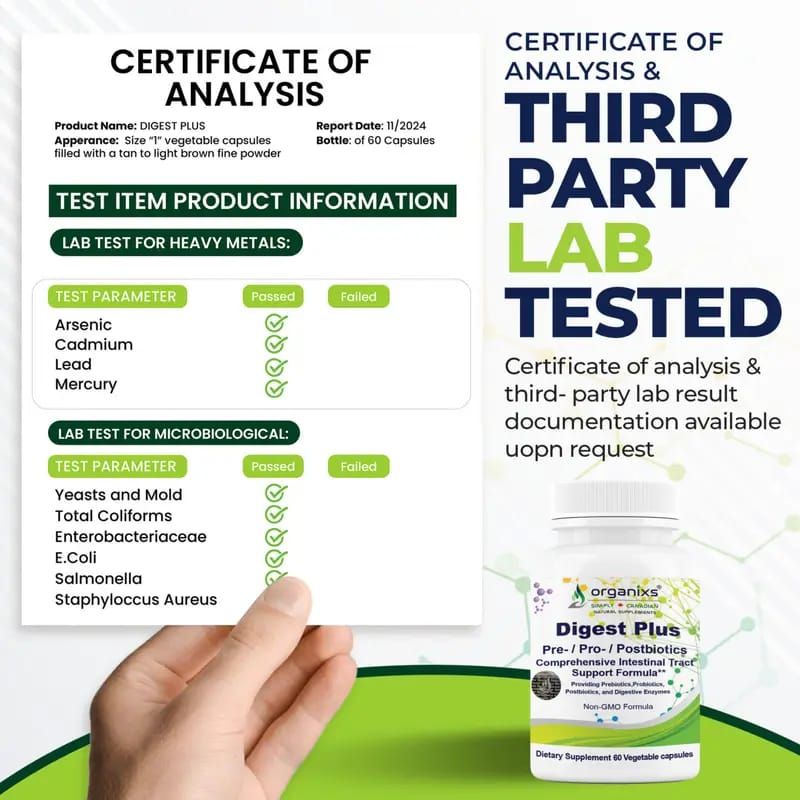 ORGANIXS DIGEST ENZYME + PRE + PRO + POSTBIOTICS_2