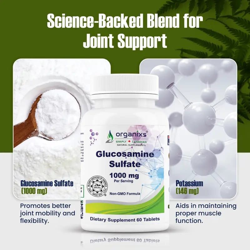ORGANIXS GLUCOSAMINE SULFATE 1000mg_2